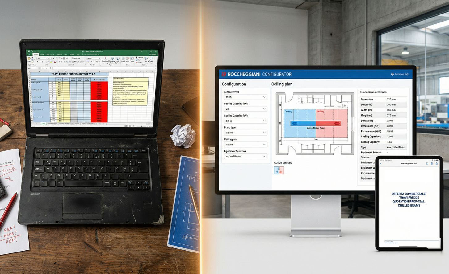 Immagine di copertina Roccheggiani Spa Caso studio da Excel a web app
