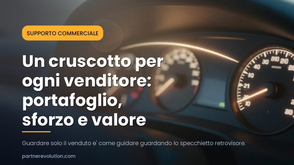 Cruscotto luminoso, indicatori del venditore - PartneREvolution